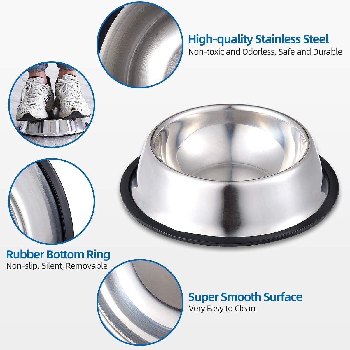 Stainless Steel Pet Feeding Bowl