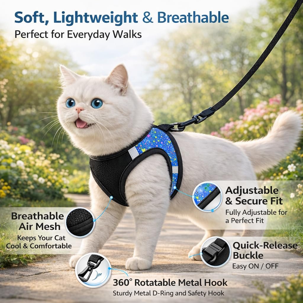 Cat Harness with Leash
