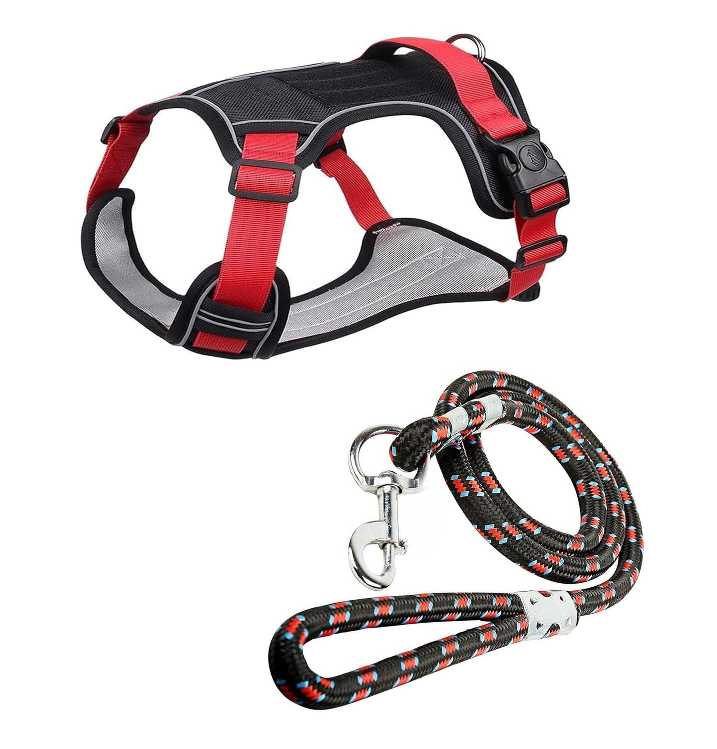 Nylon Dog Harness with Lease