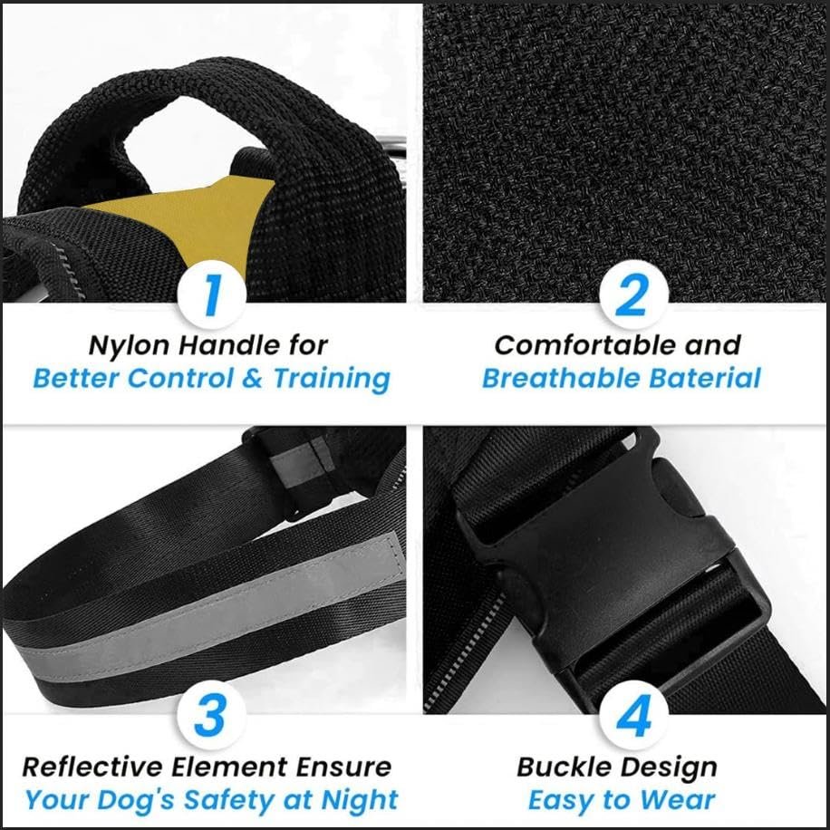 Police K9 Dog Harness with Leash