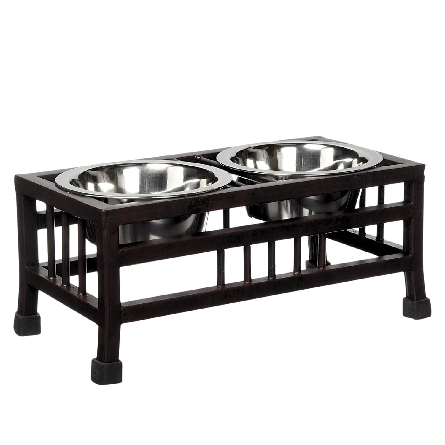 Wrought Iron Pet Bowl Stand